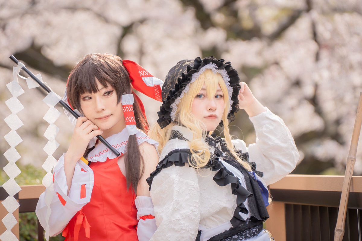 【Cosplay/コスプレ】⛩🪄︎︎✨

それは桜の季節だった 
君という桜があった

⋆. ݁┈┈┈┈┈┈┈┈┈┈┈┈┈┈┈┈┈┈ ݁.⋆
東方Project
霧雨魔理沙<a href="/kura3171/">きとぺ🔥</a> 
博麗霊夢<a href="/makairimocos/">まりも左じゃよ</a> 
photo …tamaさん<a href="/dnbrd1212/">tama</a>