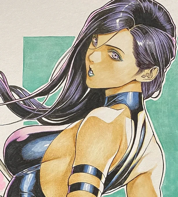 サイロックのイラストをPatreonとファンボックスに公開しておきました。 I've uploaded illustrations of Psylocke to Patreon and Fanbox. Patreon Fanbox