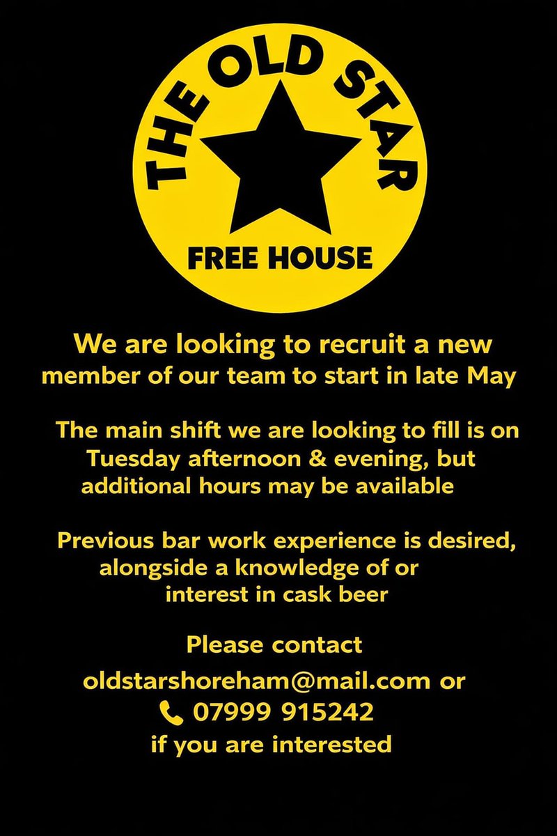 The Old Star, Shoreham tweet media