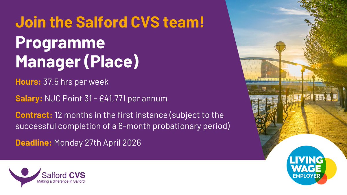 Salford CVS tweet media