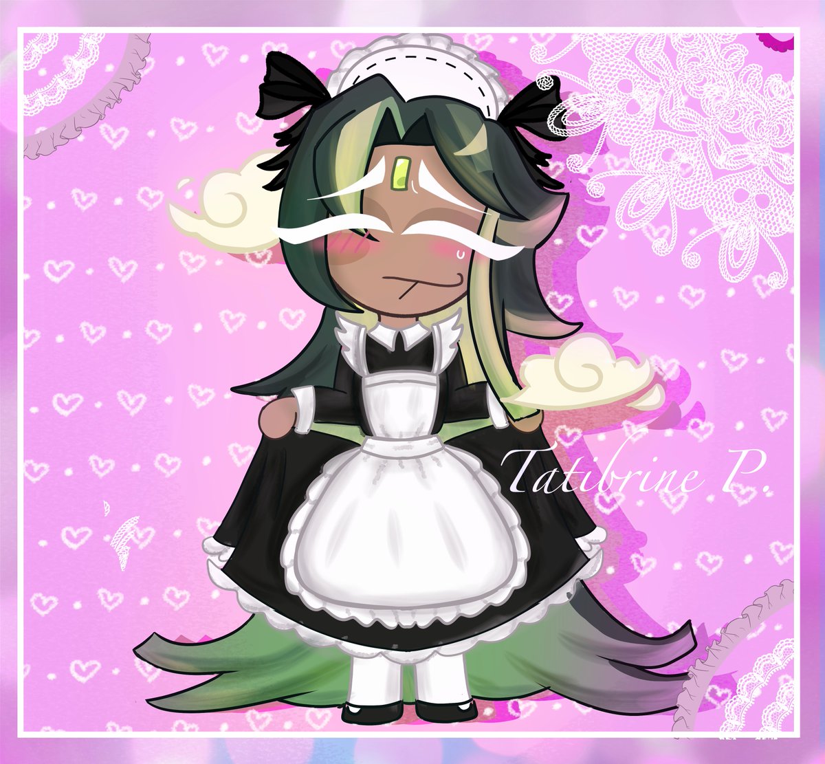 tatibrine's tweet photo. nunca lo dibujo asi que quise intentarlo...odio su cabello

#Bamboobladecookie #fanart #cookierun #cookierunovenbreak #maid #CROB #bambooblade #cookierunfanart #cookiecum https://t.co/jSmgtEosme