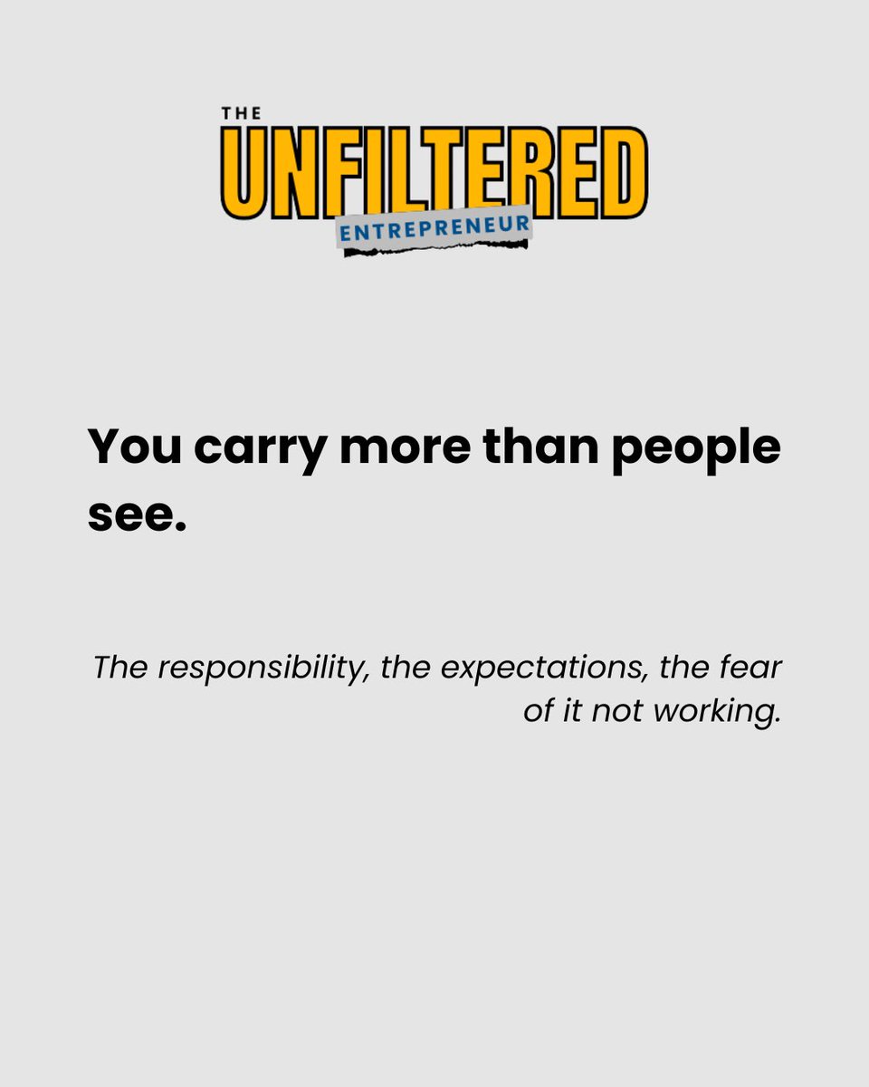 Unfltrd_entrep's tweet photo. The emotional side of entrepreneurship.
#unfilteredentrepreneur #outwink #founder #techfounder https://t.co/gC6InHFdC2