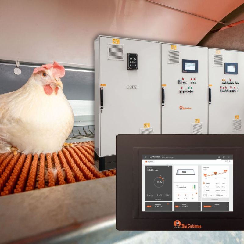BigDutchmanInt's tweet photo. ViperTouch controller &amp; control cabinet. One calls the shots. The other flips the switches. And your poultry house runs like clockwork. 🏠 🐔

Details: 🔗 https://t.co/IDoRV0jepA https://t.co/cDOLmZ1knH