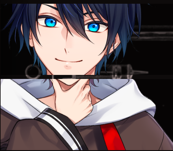 これは先ほどの告知画像を作ってる時に偶然生まれたキメラ「時雨宮なおり」です