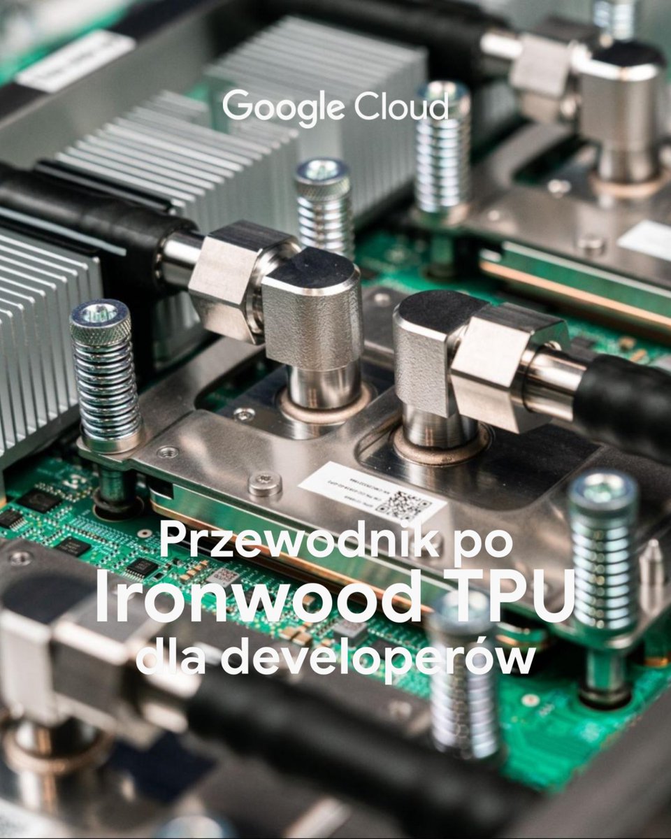 GoogleCloud_PL's tweet photo. Ironwood to pierwsze TPU z natywną obsługą FP8 w jednostkach MXU. Dzięki FP8 dla wag i gradientów możesz teoretycznie podwoić przepustowość względem BF16.

Zoptymalizuj proces, odciążając TensorCore i przenosząc komunikację do SparseCore. 

Sprawdź jak → https://t.co/njdB4bkNhl https://t.co/KTZu3f9M2N
