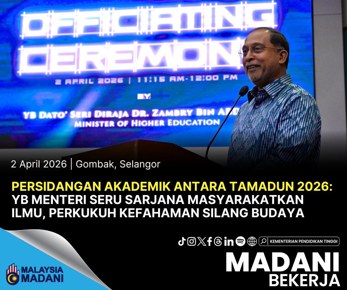 Kementerian Pendidikan Tinggi tweet media