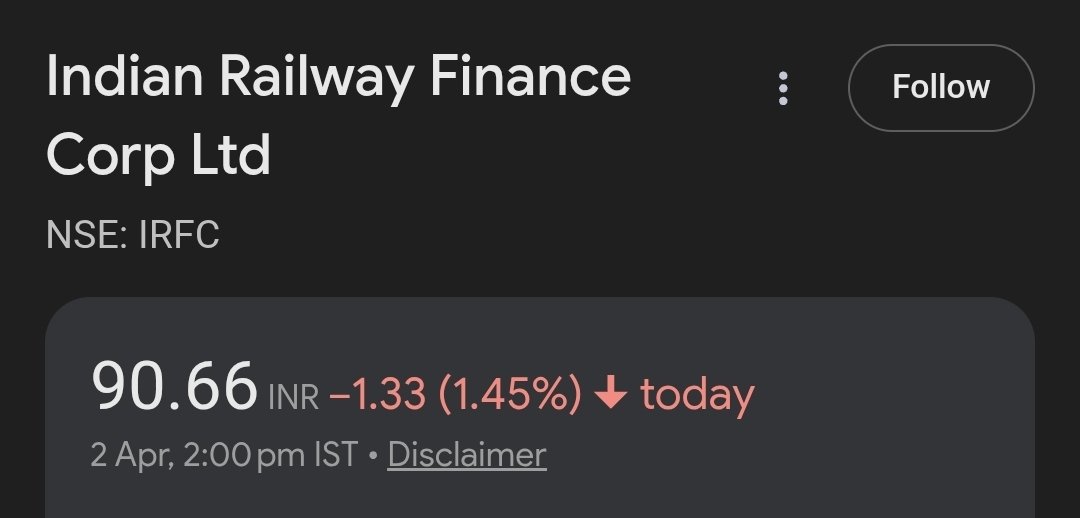 vanshpansari_'s tweet image. Watch out for Indian Railway Finance Corporation 👀

Looks like the stock has scrapped the bottom and is showing early signs of strength

A relief rally is likely from here , keep it on your radar 📈

#IRFC #StockMarket #Nifty #Investing #MarketOutlook