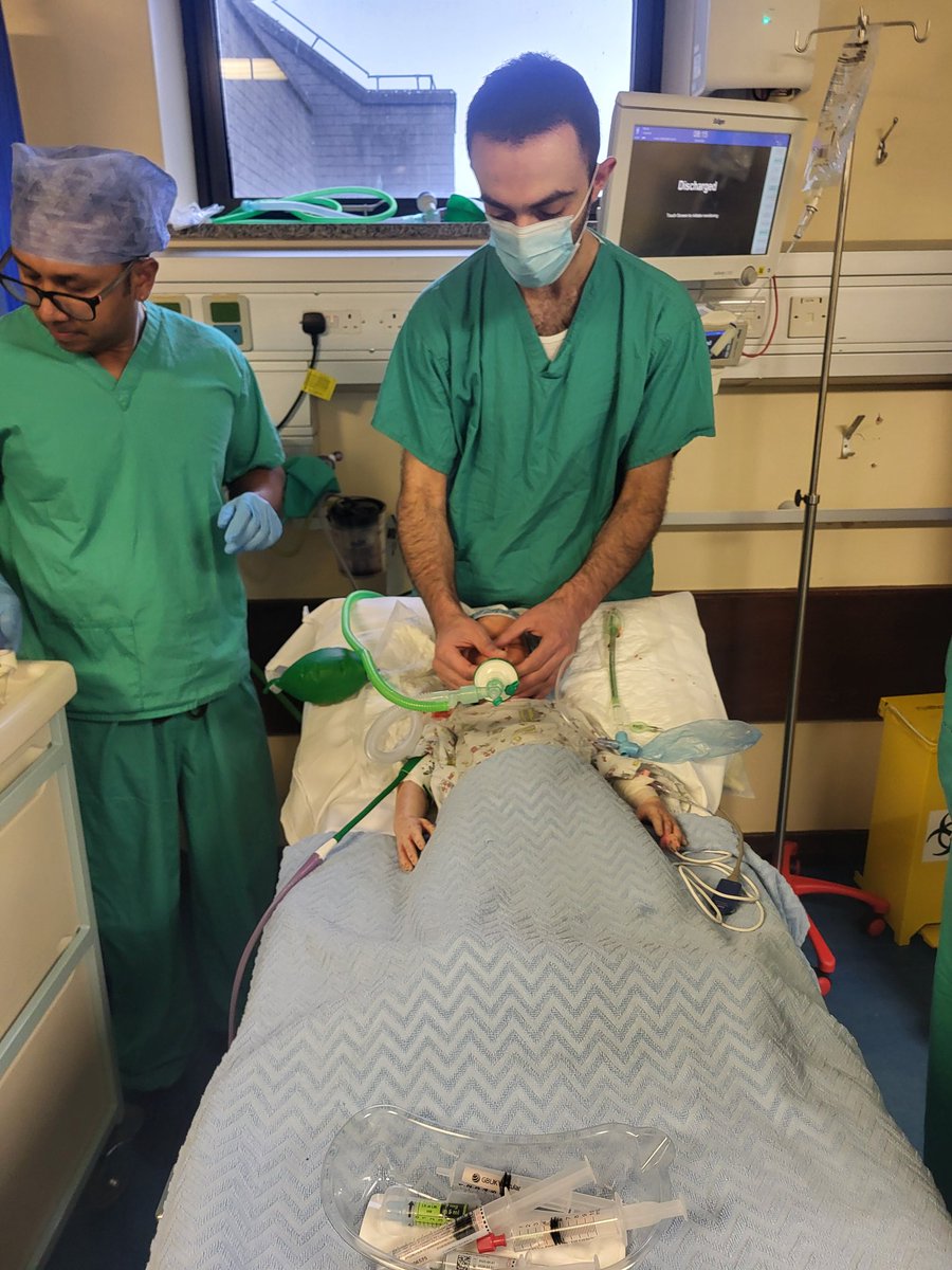 ShazCassidy's tweet photo. Paediatric Laryngospasm in PACU: An Anaesthetic Emergency, simulated @MUH this morning. Management of this glotic closure due to a reflex constriction of the laryngeal muscles post multiple teeth extractions in line with QRH guidelines. #QRH #IPE Well done to all involved ๐ https://t.co/tdaKttbSlD