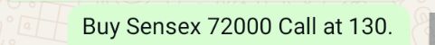 Freaky_Investor's tweet photo. Gave this trade to  consultancy clients #HEROZERO. This is my own coded strategy . 

72000 Call at 130 now at 730+

Profit booked - Rs 6,00,000/- per 1000 Quantity 

What else anyone need!! 

Enjoy
@Vishvesh03 @JayThakkar22 @virendraonNifty @_anujsinghal @NitinNifty @ashumadan4 
#nse #bse #sensex #nifty50 #banknifty