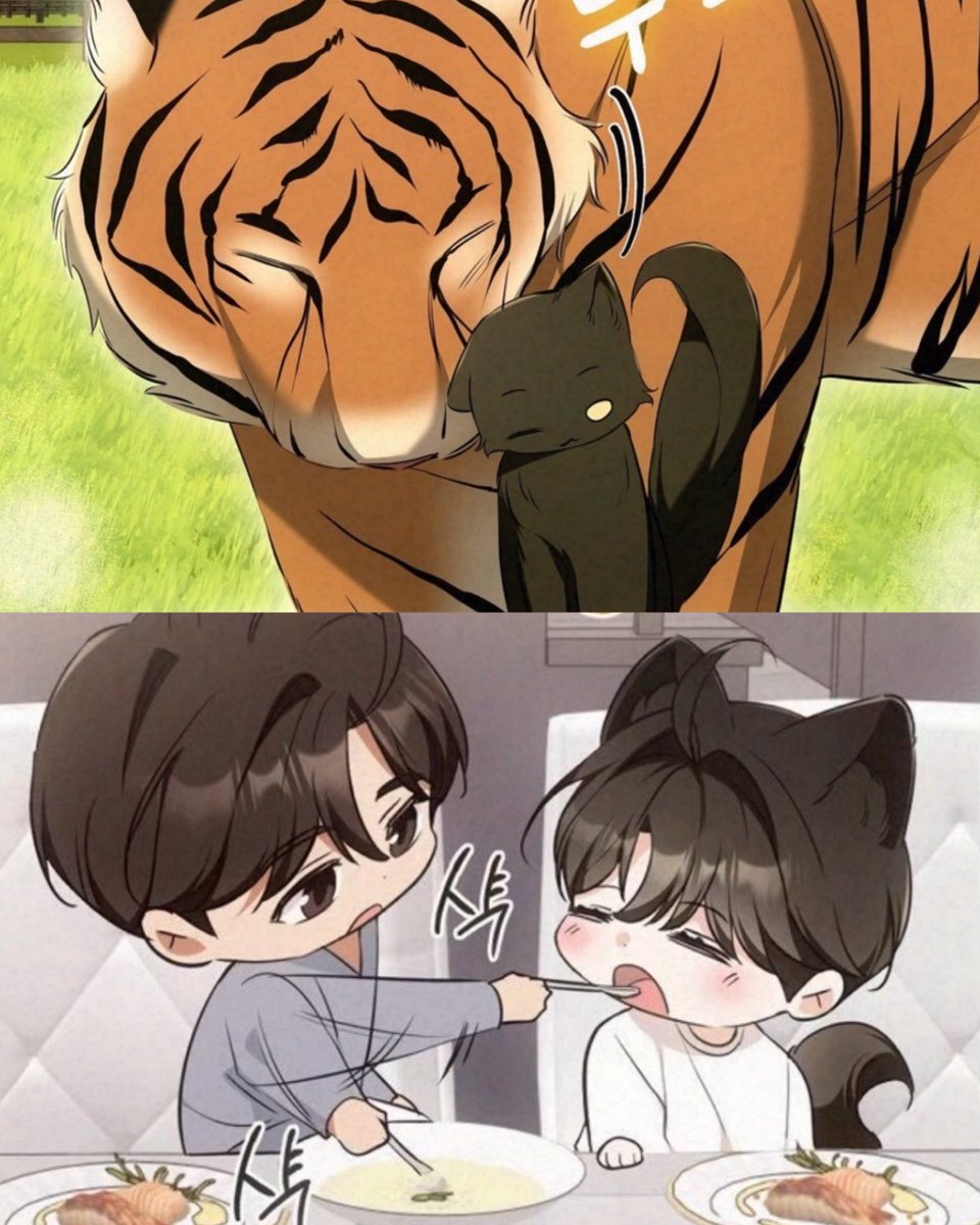 nostalgia520's tweet photo. น่ารักจังเหมือนเลี้ยงเบ่บี๋เลย สมัยปะป๊าเฉือปะปี๊แงวดำก้ะเลี้ยงดูอุ้มชูชุบชูใจกันมาตลอด รูปขวาคือเหมือนมีเบ่บี๋ช่วยกันเลี้ยงแงวดำอ้วมๆกับเฉือเด้กอ้วมๆ ป้อนนมทีพุงเต่งไปหมดแน้ะ https://t.co/vyhU8Dwj8E