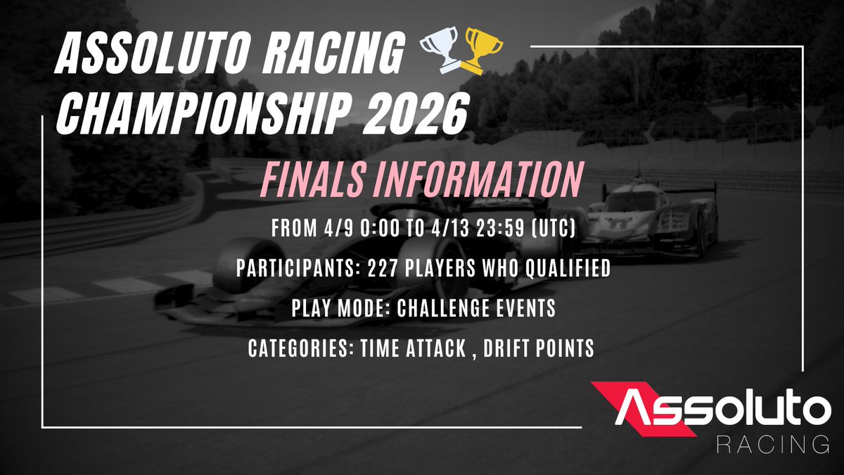Assoluto Racing tweet media