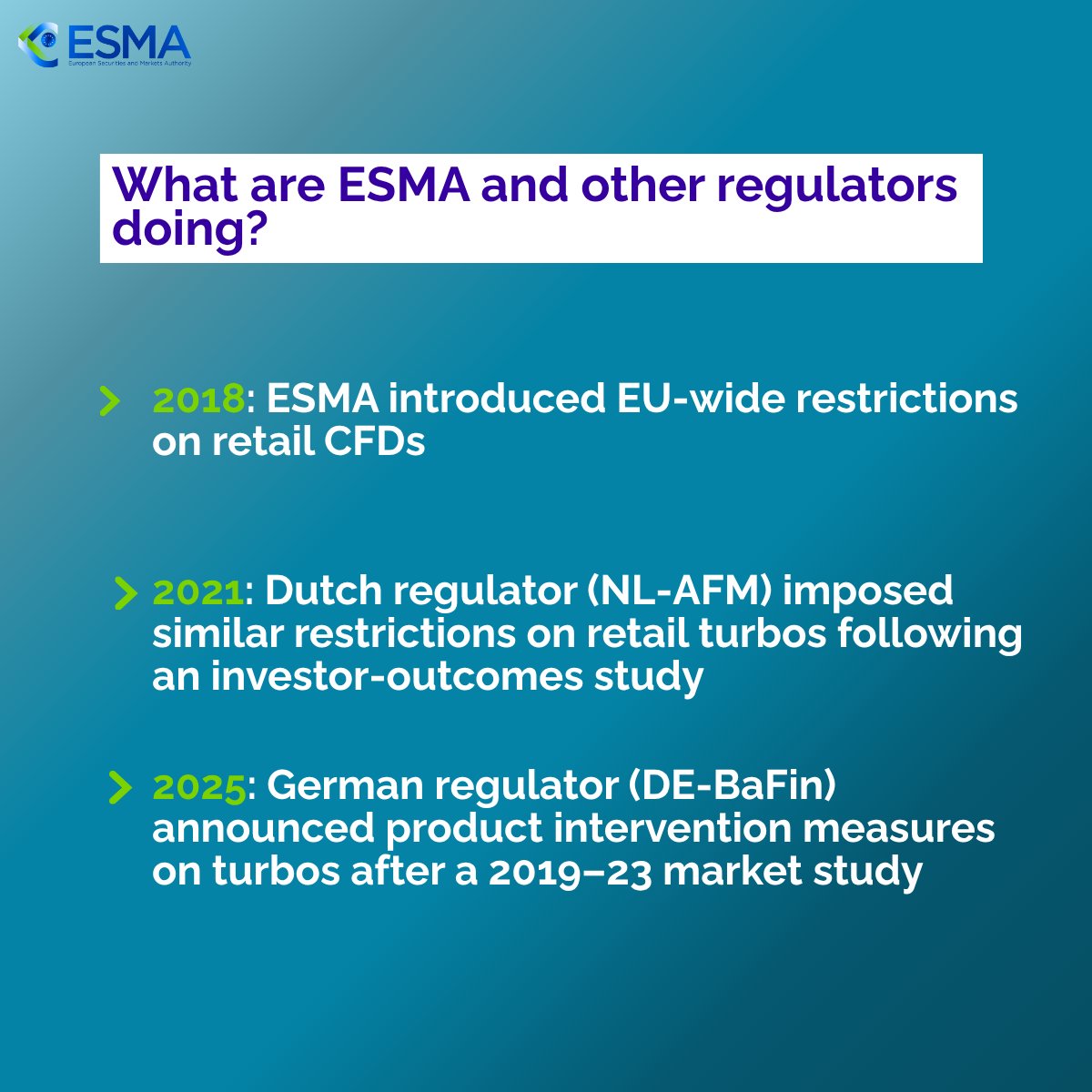ESMA - EU Securities Markets Regulator 🇪🇺 tweet media