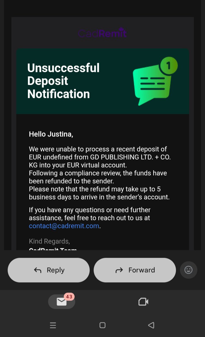 Ximo_11's tweet photo. @CadRemit This app is a scam!!! Stay off https://t.co/ynGuGavZYV