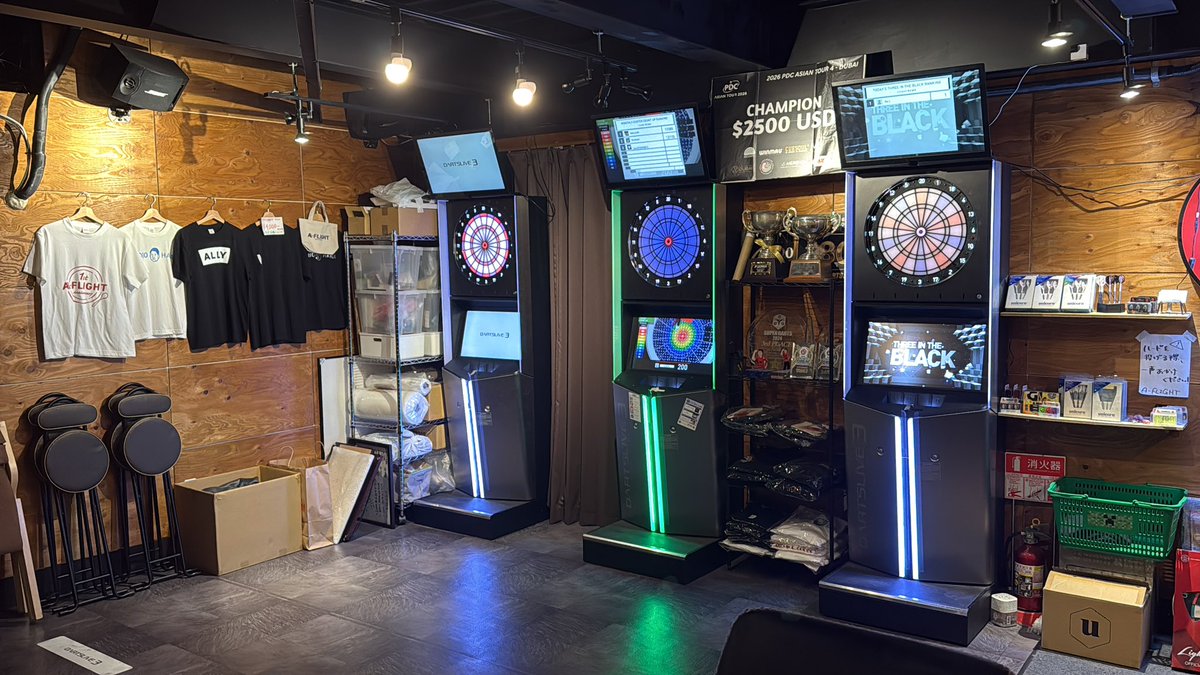 Darts cafe&bar A-FLIGHT tweet media