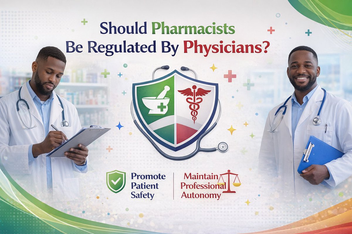 The “anyhowness” in Nigeria is making even those who should know better behave ignorant.

So I asked ChatGPT if Pharmacists should be regulated by Physicians?

The answer I got:

No—pharmacists should not be regulated by physicians.

Pharmacists and physicians are separate