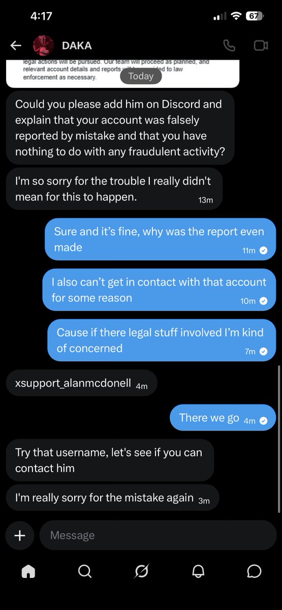 JasperrSmokesAD's tweet photo. If anyone receives messages from me or anyone like this do not believe it and report the accounts as it’s a way for people to gain access to your account 

More photos in replies https://t.co/RJgRbbs8Rg