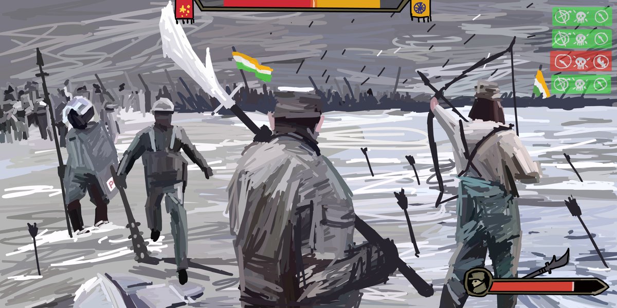 Mount &amp; Blade Bannerlord but its one of those clashes on the India-China border