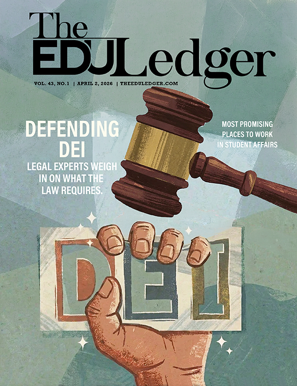 TheEDULedger's tweet image. Our Most Promising Places to Work in Student Affairs edition with stories on anti-#DEI rhetoric, Dr. Arnold Mitchem, #AI on #HBCU campuses, and much more, is now available!

→ Link to Access: bit.ly/3ZMAfq5
→ Subscribe to The EDU Ledger: bit.ly/3ZMxZPy