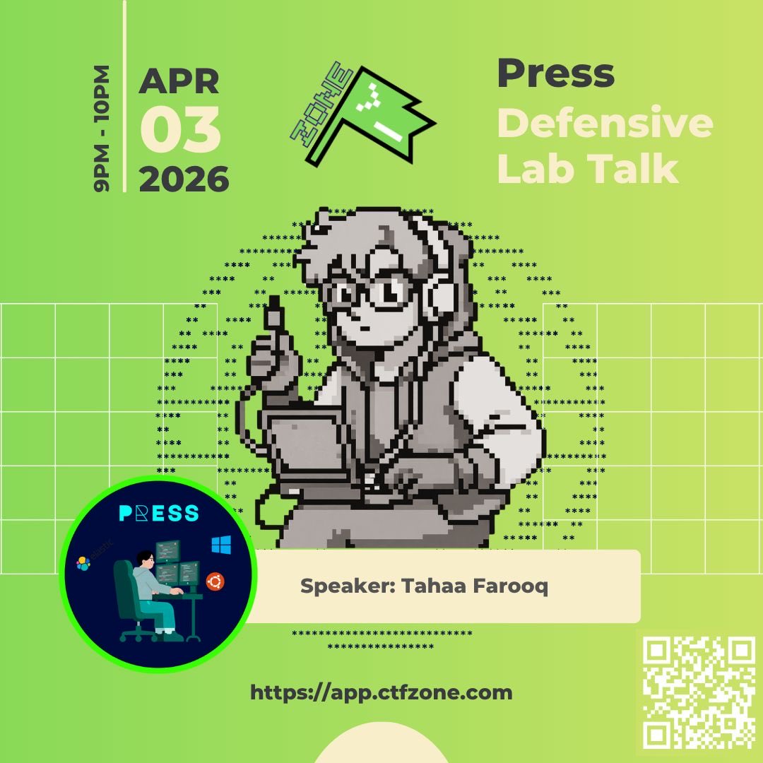 officialctfzone's tweet photo. Join us on this full walkthrough session of a defensive lab, we’ll break down how an attacker gained their initial foothold, escalated privileges to compromise the Domain Controller, and planted persistence mechanisms to maintain access.

🔗 https://t.co/hatbi6safh https://t.co/CUFhraARdL