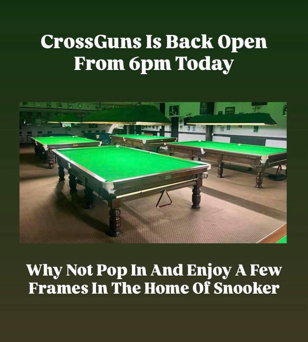 CrossGuns Snooker Club 🍀 tweet media