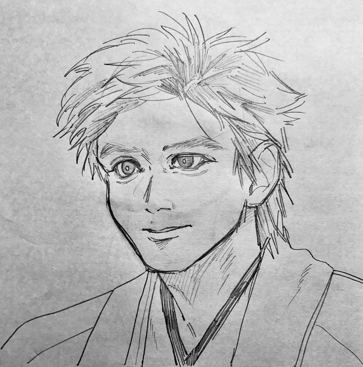 hamako_ozaking's tweet photo. 新海先生、高杉さん、神酒先生描いてみた
全く似てない、練習します
 #安藤政信  #イラスト https://t.co/t5EYQNT5tr