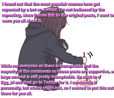 Egg_irl_bot's tweet image. Egg🐦irl #Gender Nonspecific Meme redd.it/1sac7zc