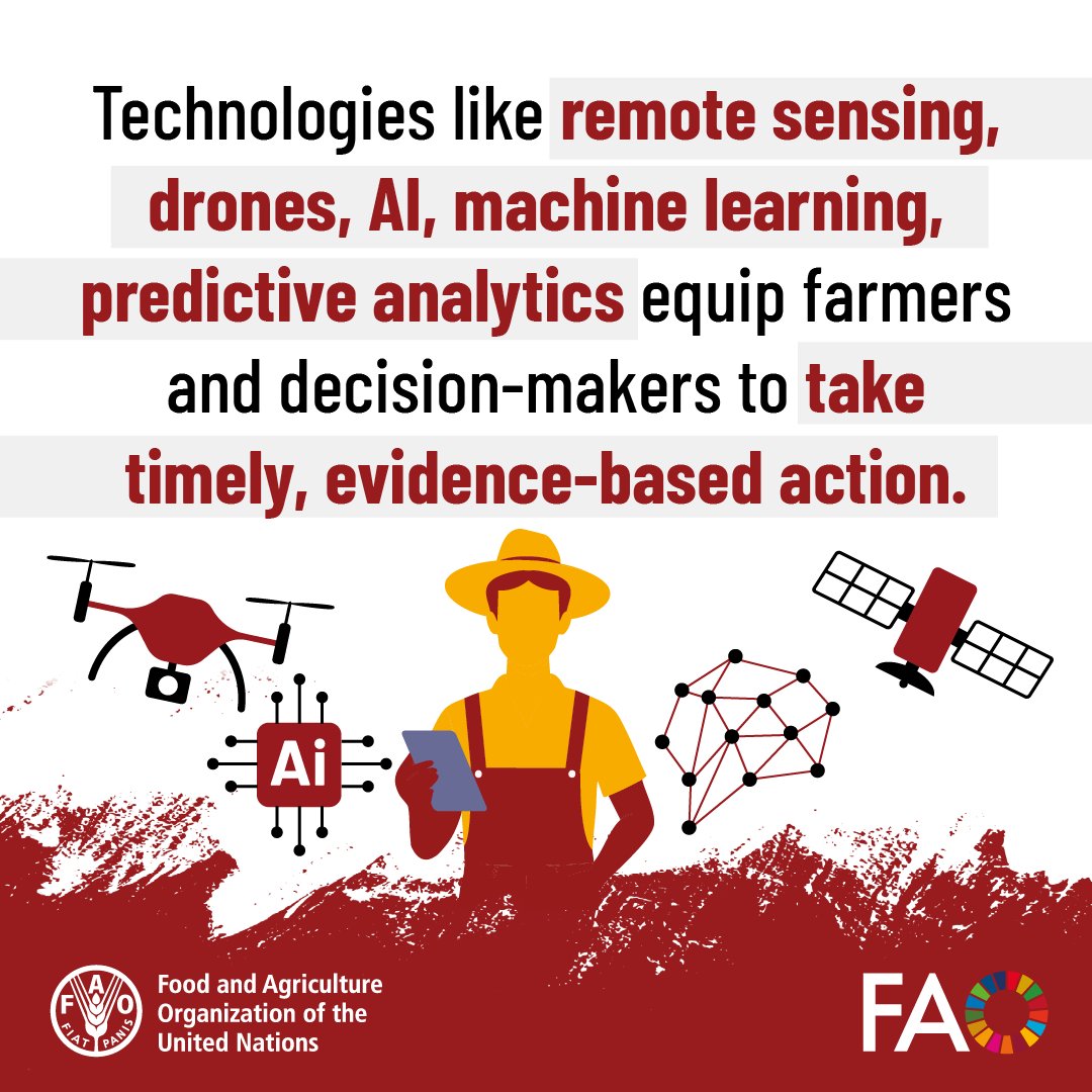 FAOstatistics's tweet image. #DYK digital innovations offer opportunities for farmers &amp;amp; decision-makers?

Learn this and much more in The Impact of Disasters on Agriculture &amp;amp; Food Security 2025: Digital solutions for reducing risks and impacts

Download YOUR copy today👇
📕doi.org/10.4060/cd7185…