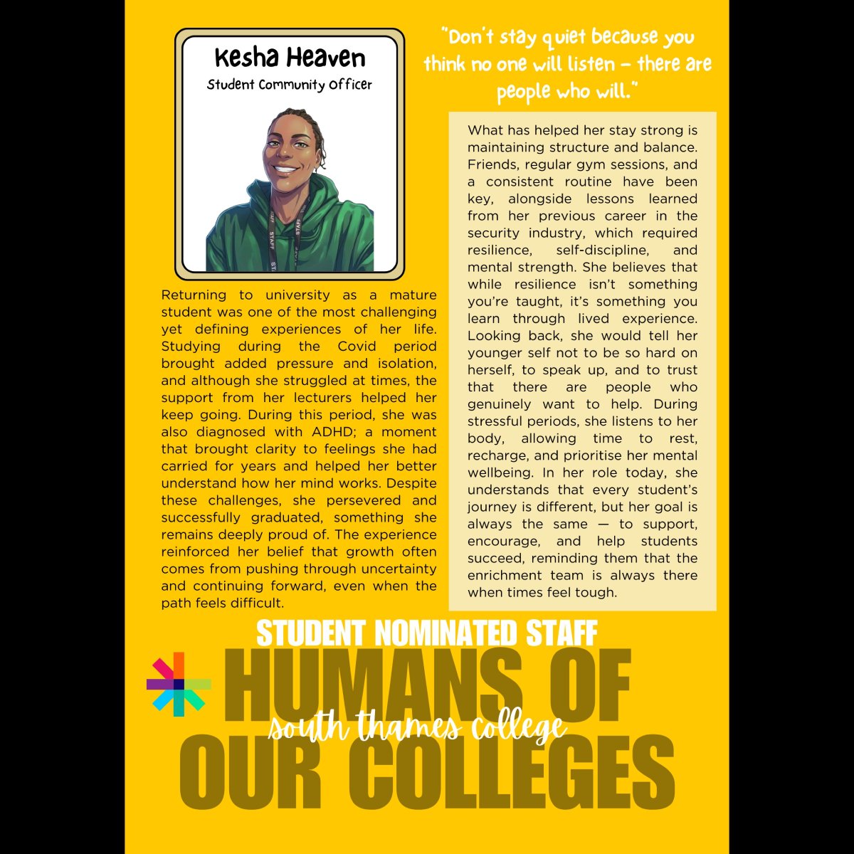 South Thames College tweet media