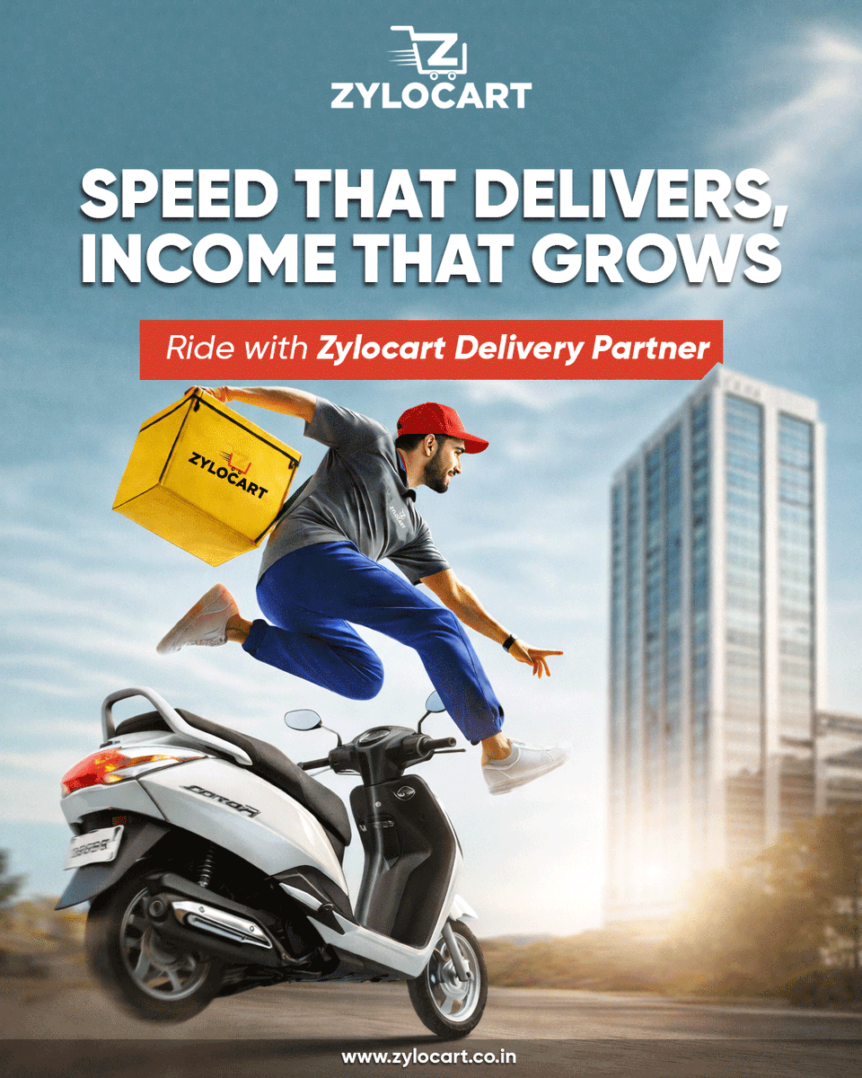 delivery74308's tweet photo. Speed that delivers, income that grows! 🚀
With Zylocart Delivery Partner, every ride is a step towards more cash in your pocket! 💰 Fast deliveries, flexible hours, and earnings on your terms.

#ZylocartDeliveryPartner #RideAndEarn #FlexibleIncome #GigJobs https://t.co/3CnLCxz6Mt