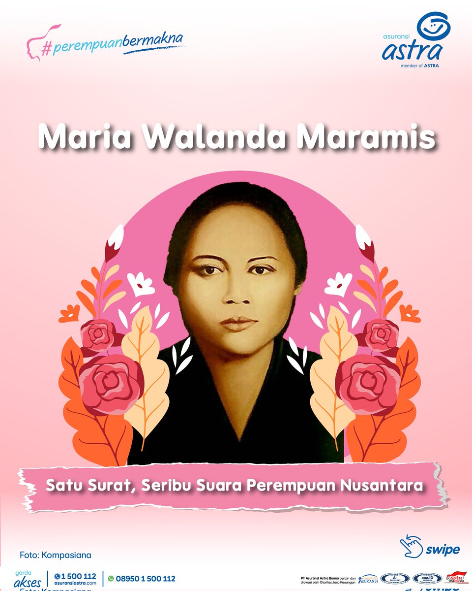 _AsuransiAstra's tweet image. Perempuan ini sudah bicara soal pendidikan sejak 1917.

Maria Walanda Maramis. Lewat PIKAT, ia mendorong perempuan untuk maju, mandiri, dan sejahtera.

Lebih dari 100 tahun lalu dan perjuangannya masih relevan sampai hari ini. ✊️

#AsuransiAstra #PeaceOfMind #PerempuanBermakna