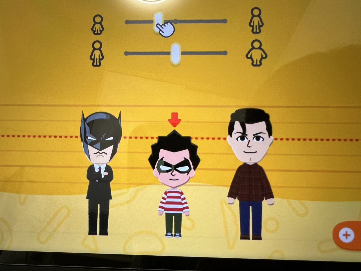 Eason_720's tweet photo. I made the DC family in tomodachi life

#Batman #Superman #Robin https://t.co/G5F11QPzID