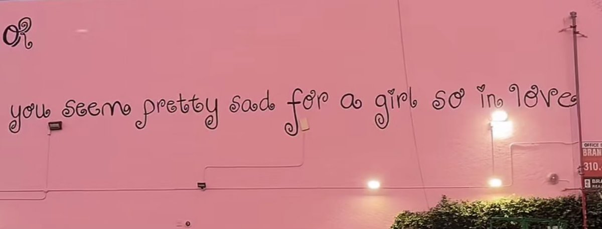 OLIVIA RODRIGO WALL UPDATE LIVE FROM TIKTOK you seem pretty sad for a girl so in love is GAGGGG