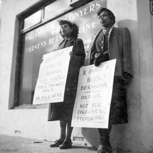 LiamOMaraIV's tweet image. Because the #LabourParty wants you to know how much they love empire &amp;amp; hate #HumanRights just like the #Tories, on #ThisDayInHistory in 1948 they blocked implementation of #UniversalSuffrage for adults in #Bermuda and upheld racial #segregation in schools &amp;amp; public services there.