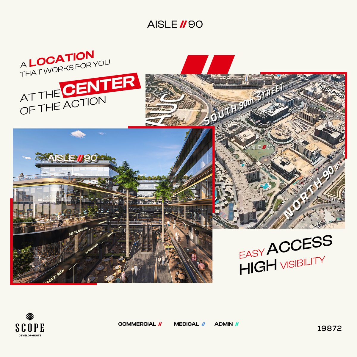ScopeDevEG's tweet photo. Location isn’t just an address…
It’s a business decision.
With Aisle 90, you're positioned where opportunities flow —
closer to your clients, partners, and growth.
Strategic location
Easy access
High footfall
Choose a location that works for you
#علي_قدر_الثقة
#Scope_Development https://t.co/aNaWJWpaLy