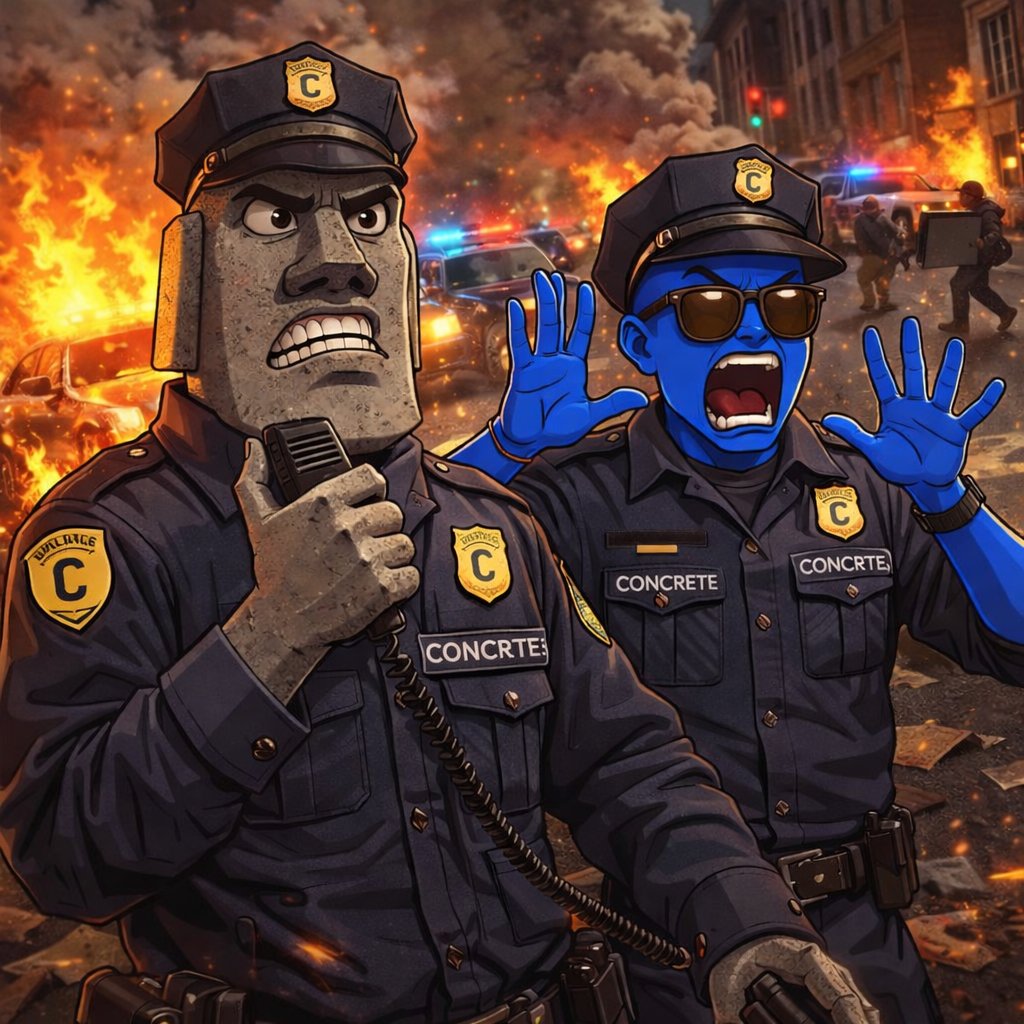 thai_trinh06's tweet photo. Now I'm going to do the 100- day 100
@ConcreteXYZ meme challenge 😍

Today's topic is : POLICE CONCRETE

Day 34/100
Name: HARRY TRINH ( datmemev1 )
@nic_builds|@crypttoji|@dill_sl https://t.co/WTSk7XZlke