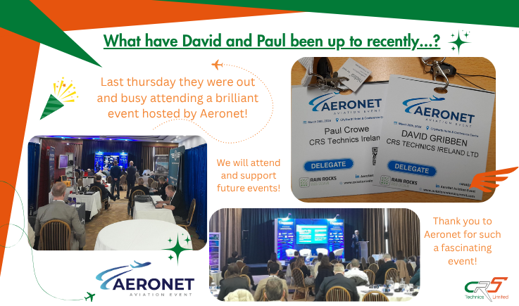 CRSTechnics's tweet photo. They attended AeroNet! 🛫 CRS wish to attend their future events and support them as best as we can!

Thank you so much to Aeronet for hosting a lovely and informative event, we had such a brilliant time! ✨
#AviationEvent #AeroNet #Aviation  #Event #Celebration #CRSTechnics #CRS https://t.co/kDnG2fce1D