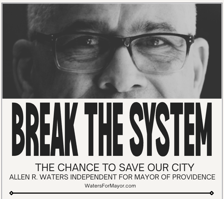 AllenWatersUSA's tweet photo. Providence is hurting because of weak, failing leadership. Leadership that is the outcome of a nearly 50-year system of party control that has prioritized policies that promote ideology, instead of policies that take care of the people they govern.

This week, the cry of Providence was heard throughout the Nation. The people of Providence shouted that they are ready for change. 140 Years before our nation declared independence, our city, Providence, was founded on freedom for all. "Gods Merciful Providence"

45% of Americans now identify as Independent. It is more evident than ever now that the people are ready to take their independence back again. This opportunity is here; we must take it this November, with Allen Waters.

https://t.co/Yxh2urYs5t
#ProvidenceMayor