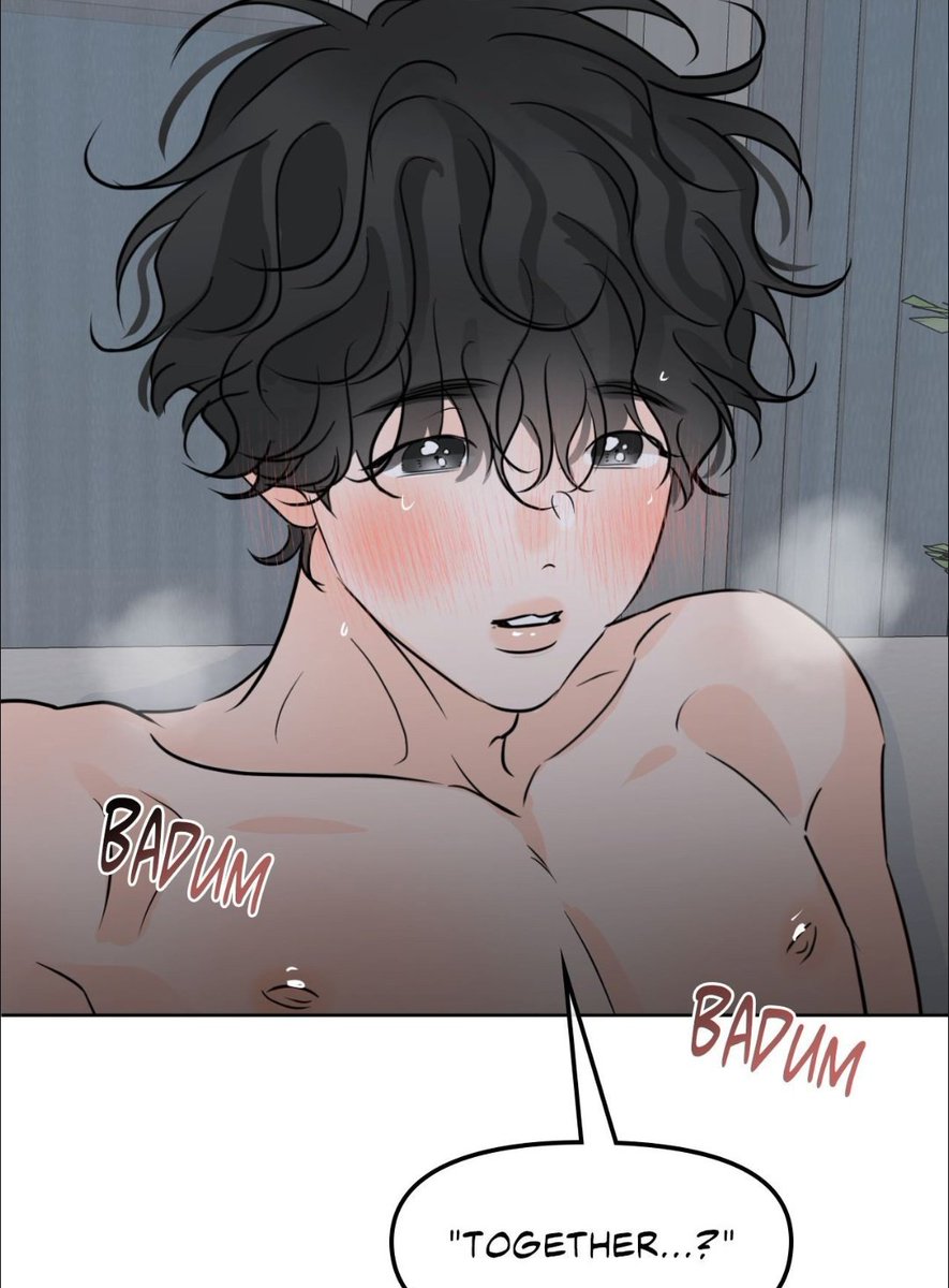 fujoshijas's tweet photo. getting all blushy and finally doing it together 🥹 Dobin is sooooo happy 🥹 they're cute CUTE! 

#ScentandSensibility https://t.co/CxWd4zGYKW