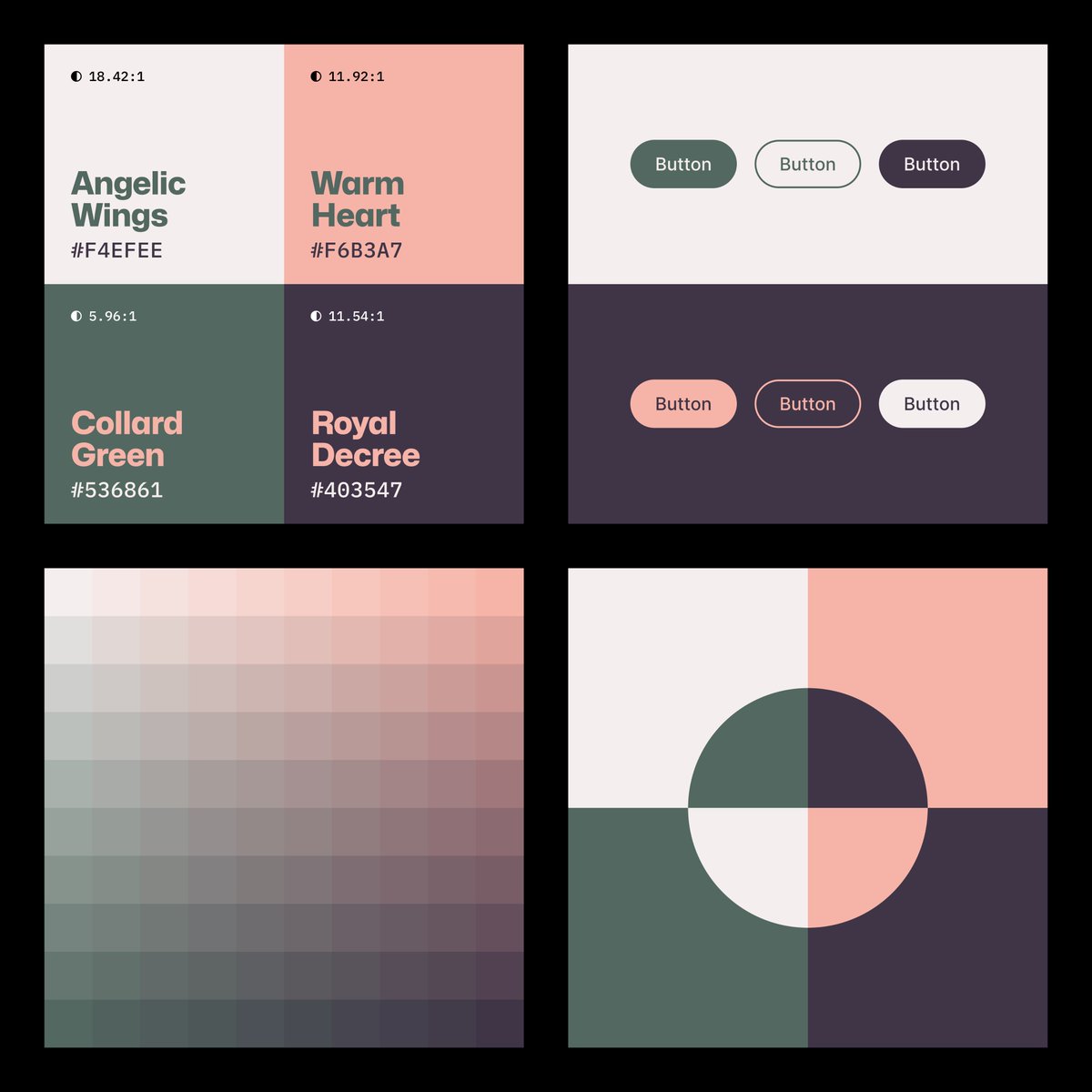 AlexCristache's tweet photo. From the #MicroPalettes series, this is color palette no. 11, a soft, floral-inspired palette fit for calm, lifestyle designs.
Full resource (50 palettes) coming soon. https://t.co/vXIwTwiInP
