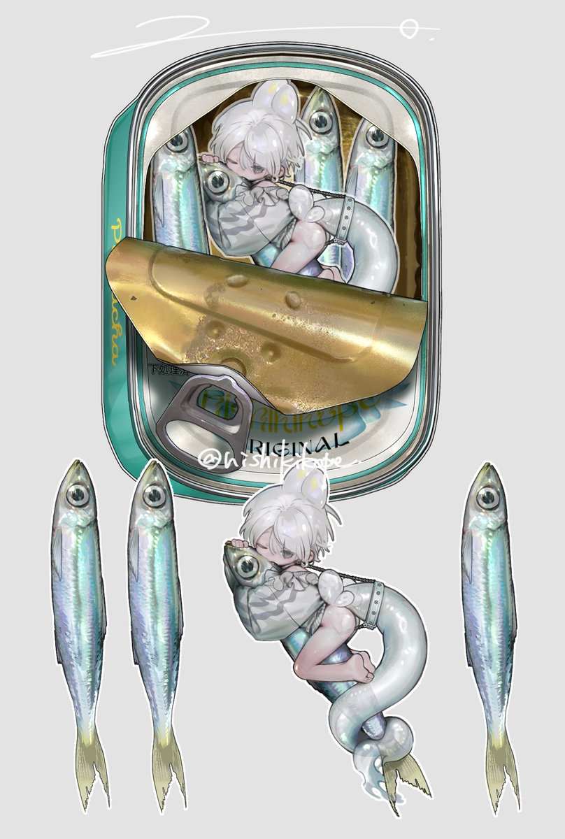 二色こぺ🦐👻イラストファンブック予約受付中💥 tweet media