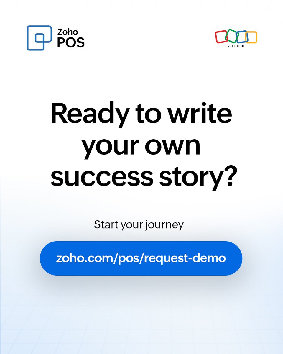 ZohoPOS's tweet photo. Wherever your business takes you—Zoho POS fits right in.
Swipe to meet the people making it happen. 👉
Click the link to become the next one. 
https://t.co/UKaRkhq7z4 https://t.co/VwguX2ikTB