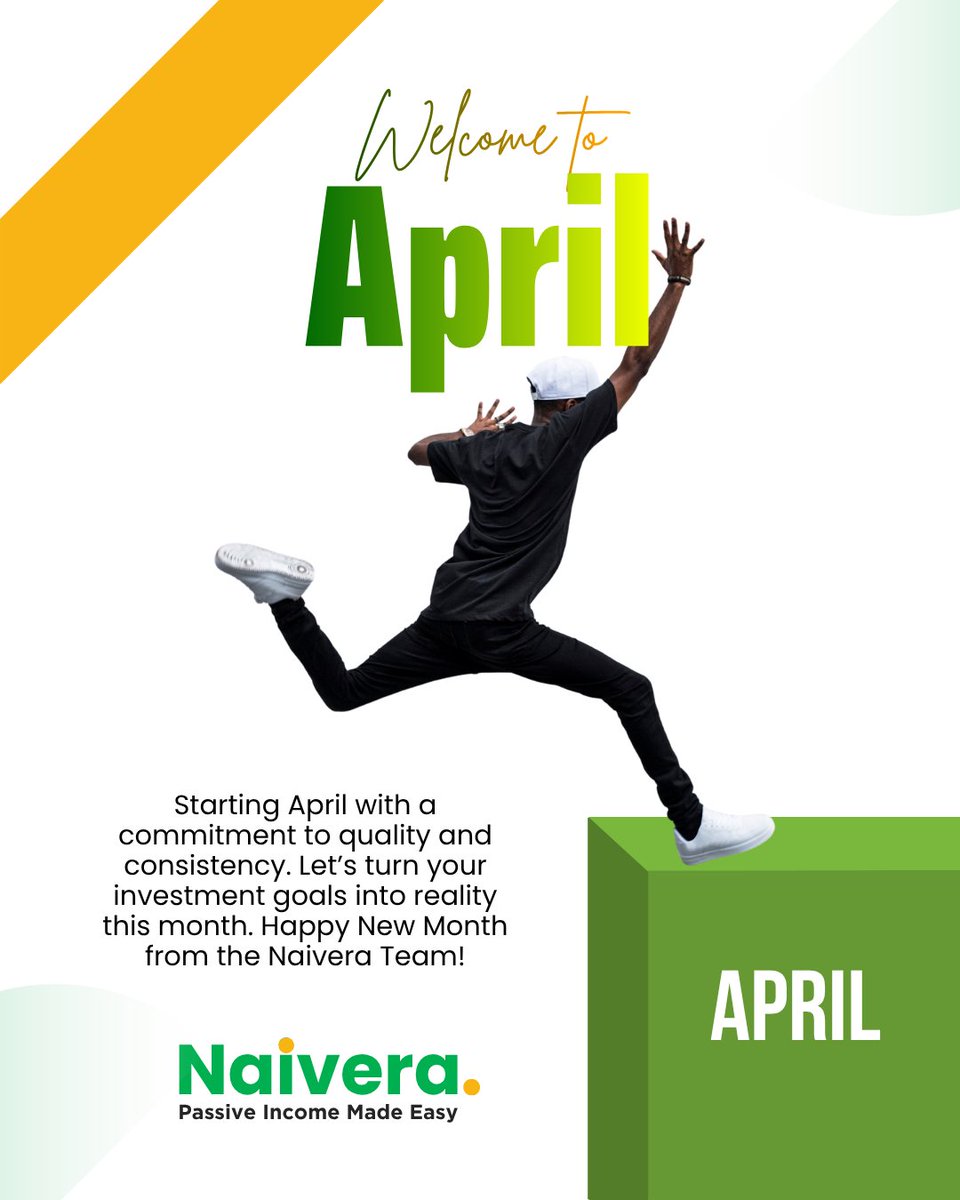 Welcome to April! A new month presents a strategic opportunity to review and refine your portfolio. At Naivera, our focus for April is unwavering: Quality, Consistency, and Results.

Our mission is to make passive income creation intuitive and accessible. We are committed to