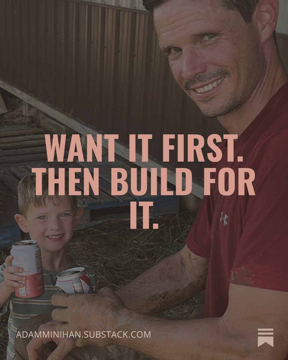 minihan8's tweet photo. There is a longer game than willpower. It requires more patience at the start. But it is the game that actually holds.

Post for entrepreneurs and dads 👇 https://t.co/68xv4aqwfS