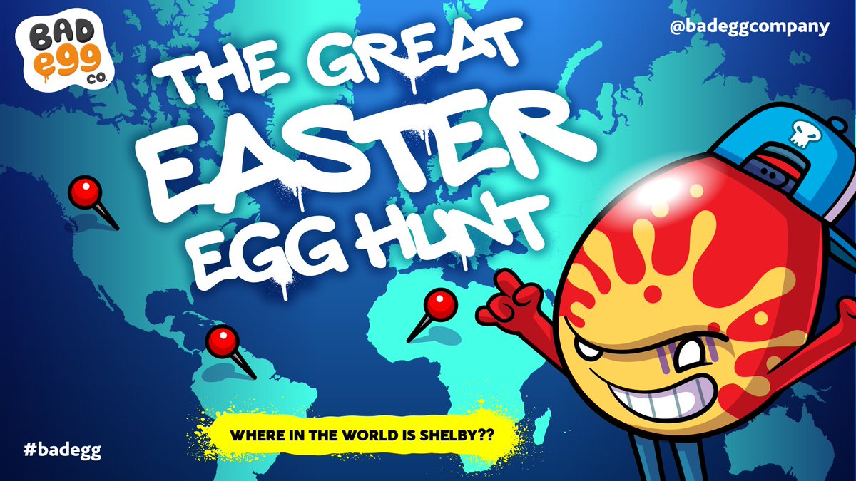 BadEggCompany's tweet image. THE GREAT EASTER EGG HUNT 

Something is coming…  Where in the world is Shelby?  

No clues. No context. Not yet.  

Full details drop next Tuesday 

6 winners each receiving a Bad Egg NFT    

Stay ready.  

#BadEgg #Web3 #NFTCommunity