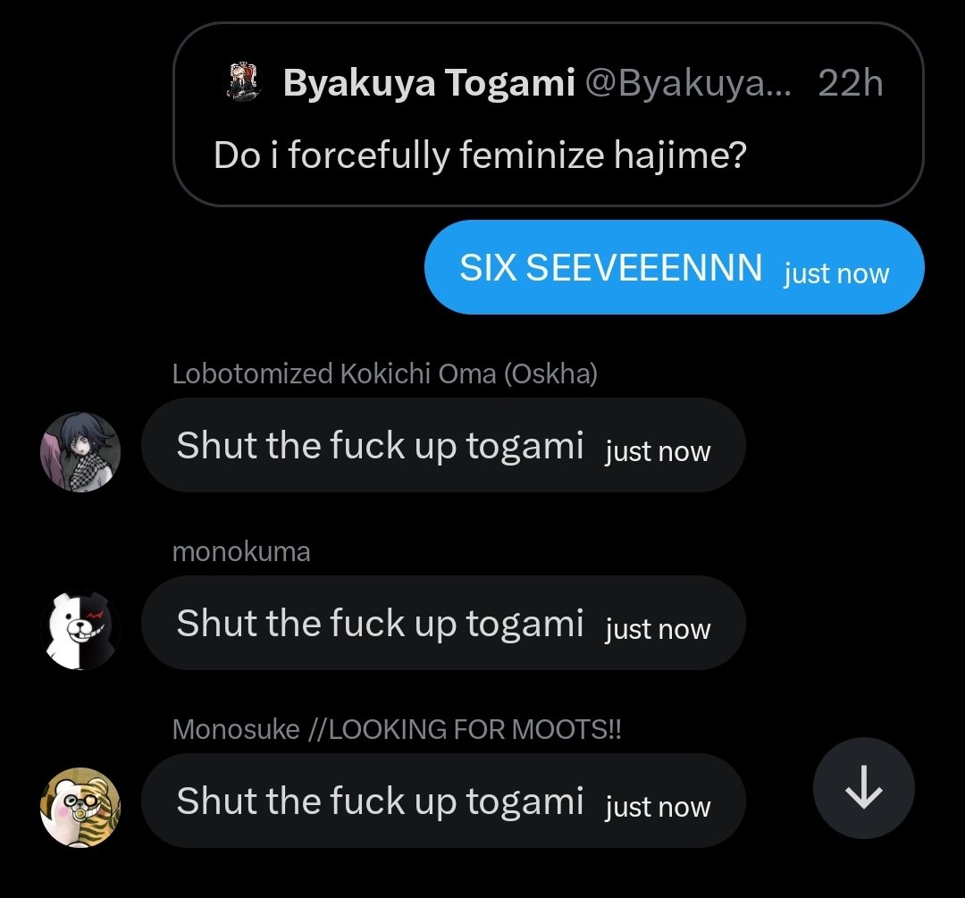 Byakuya Togami tweet media