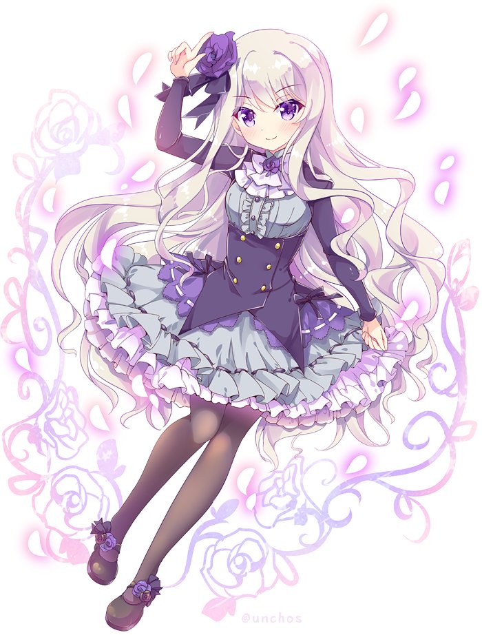 何故大興奮しているかというとこちらの絵２０１７年頃に書いたイラストで…ロザリーずっと好きだったので本当に嬉しくて！（イラストコンテストでイラストをゲーム内実装もさせて頂けたのですが）
作品にかかわらせていただけて感謝です🙏🙏　#ごまおつ　#ゴ魔乙