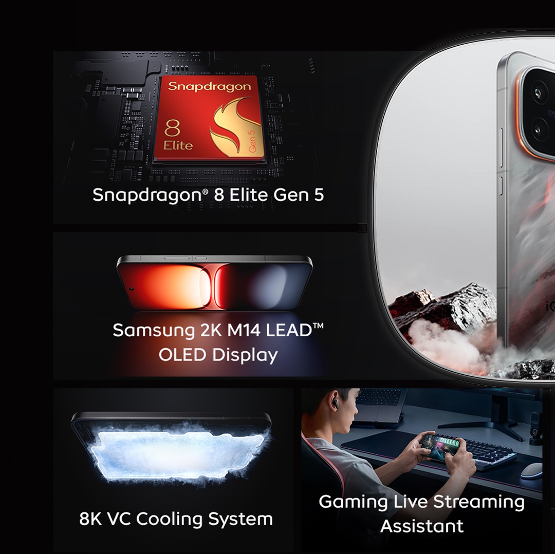 IqooInd's tweet image. Meet the new iQOO 15 Apex. 🔥

Designed to stand out.

Built to perform.

2600 nits brightness (HBM).

Next-level performance.

Pre-book now. Stay ahead.

iQOO 15 Apex. Built different.

#iQOO15 #BeTheGOAT #Performance #Gaming #AmazonSpecials