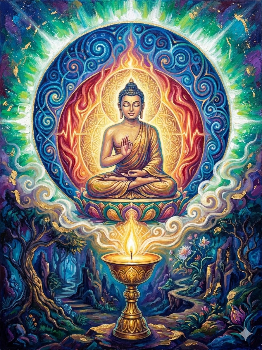 BuddhaBeings's tweet image. Mindfulness Is More Than Simply Being Present ☸️

Today, Let's talk about yet another commonly misunderstood concept. 
In Buddhism, mindfulness is not merely the act of being "in the present moment". Mindfulness is a sacred remembering - a steady, lucid awareness that knows what