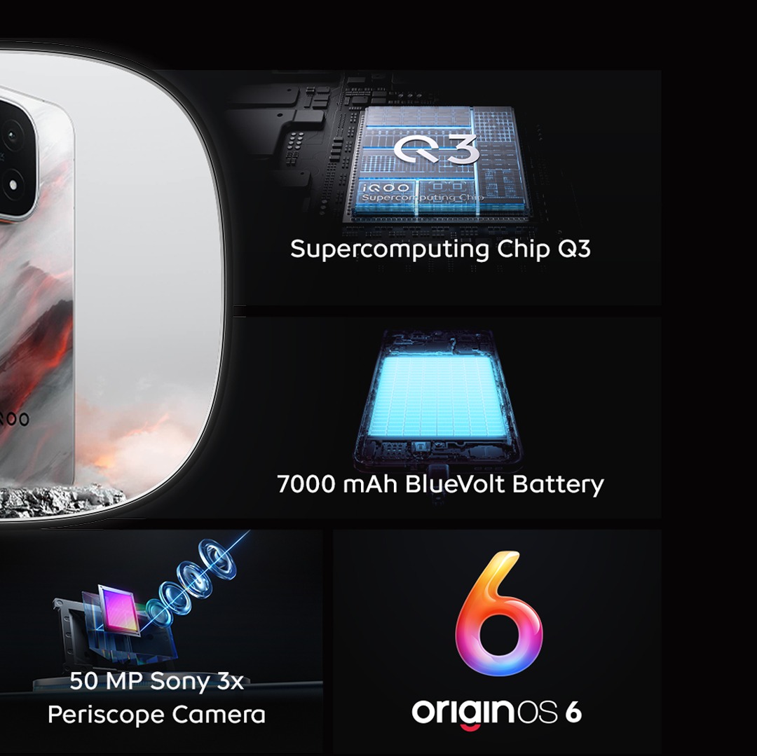 IqooInd's tweet image. Meet the new iQOO 15 Apex. 🔥

Designed to stand out.

Built to perform.

2600 nits brightness (HBM).

Next-level performance.

Pre-book now. Stay ahead.

iQOO 15 Apex. Built different.

#iQOO15 #BeTheGOAT #Performance #Gaming #AmazonSpecials