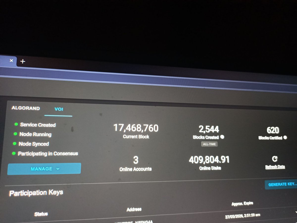 VBabesalgo's tweet photo. Thank you @Voi_Net for allowing me the opportunity to run a node and build my portfolio fairly, my node does note vote much as it just creates blocks 😉, No minimum made it possible to build up my portfolio, its not massive value however it is huge compared to every other chain https://t.co/xXd4y0V0ET